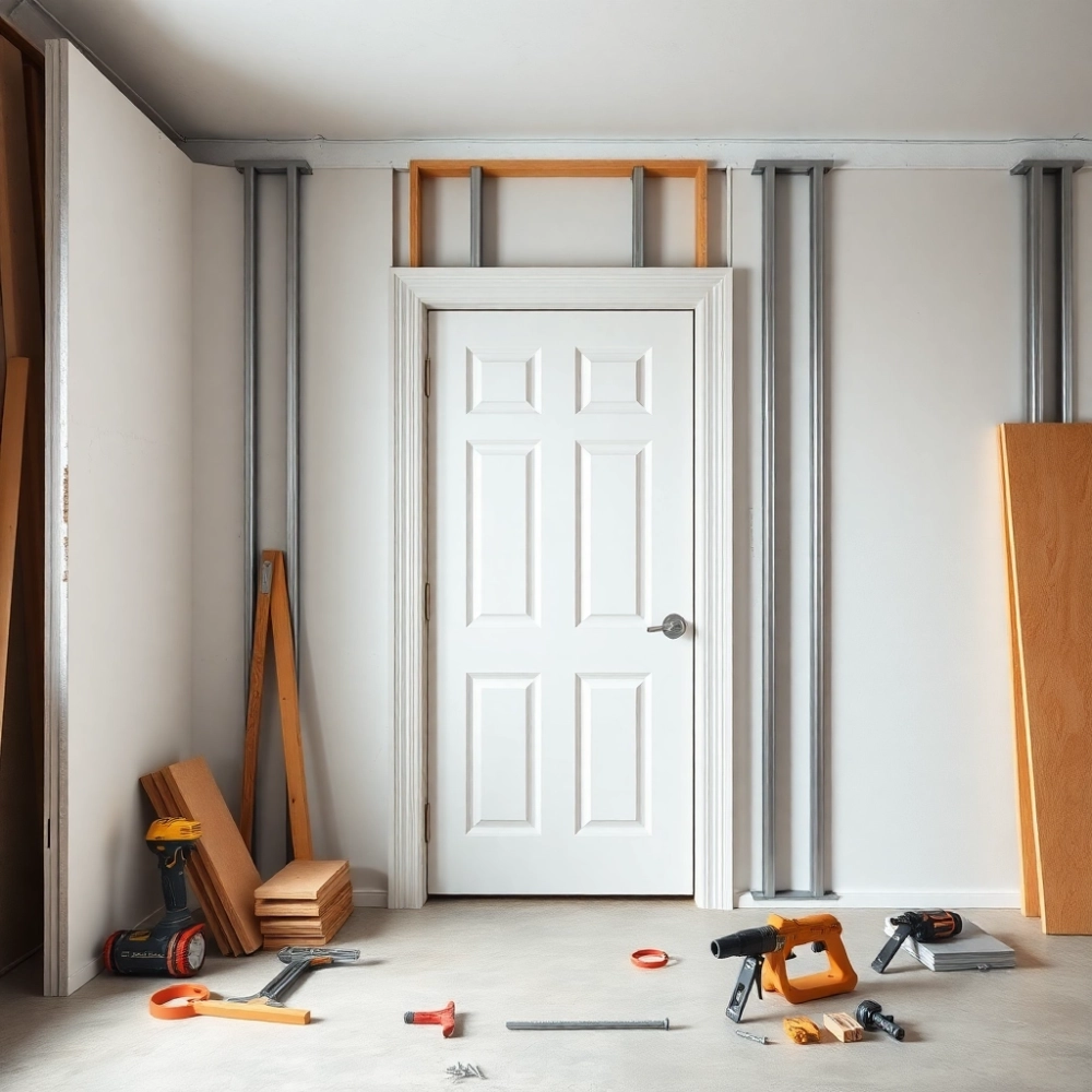 Jak Zbudować Ściankę Z Karton Gipsu Z Drzwiami