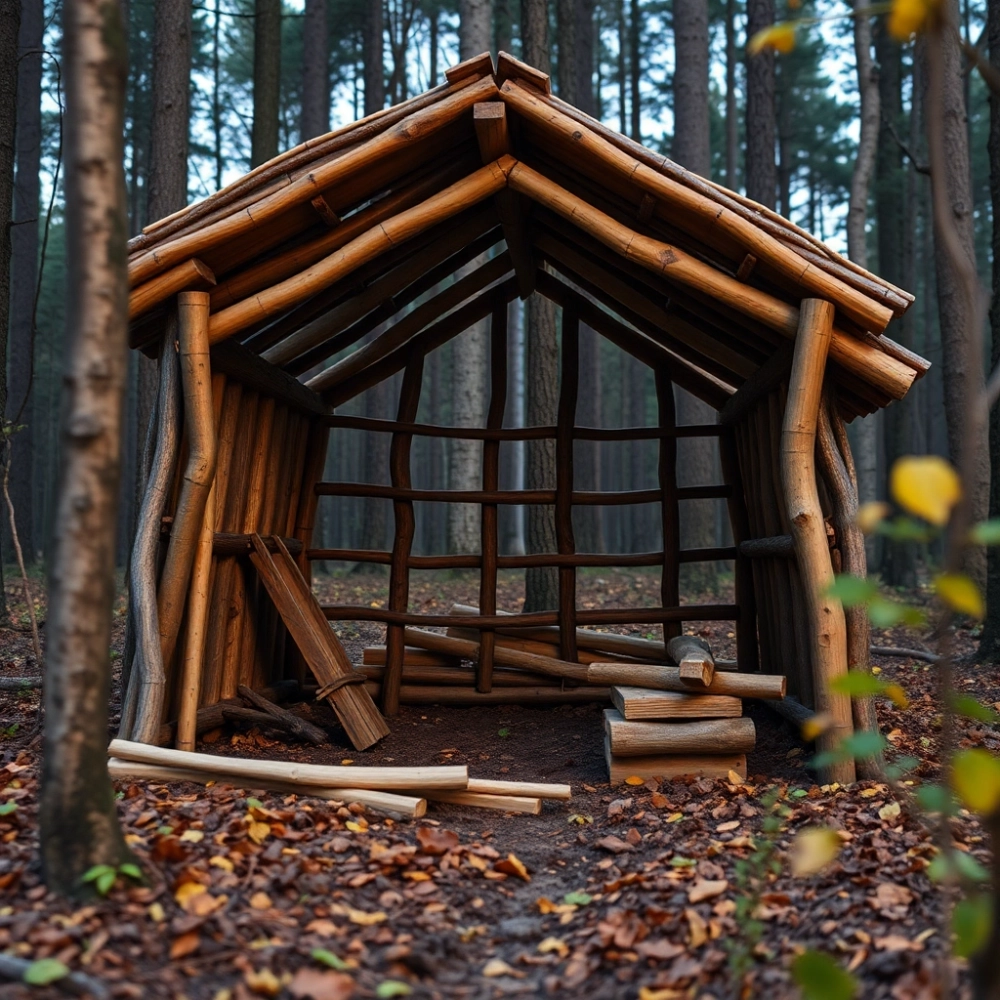 Jak zbudować szałas