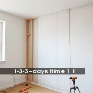 Ile trwa postawienie ścianki działowej