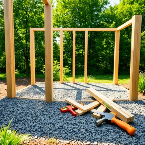 Jak postawić domek narzędziowy