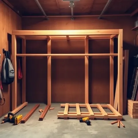 Jak zrobić regał drewniany do garażu
